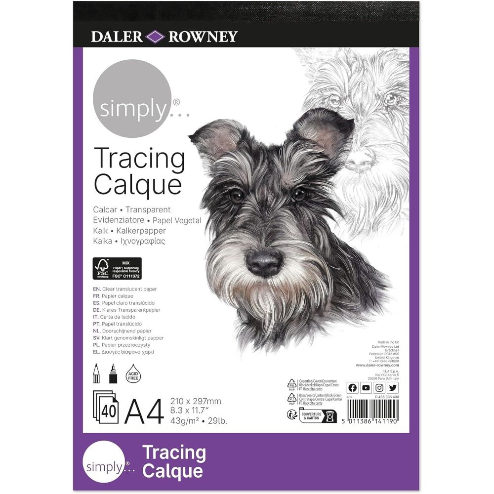 Simply tracing скечблок А4 43гр 40л 435936400